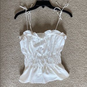 Dainty White Camisole Top